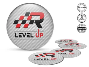 Car Rim Decal Sports Temporal Surge Grid